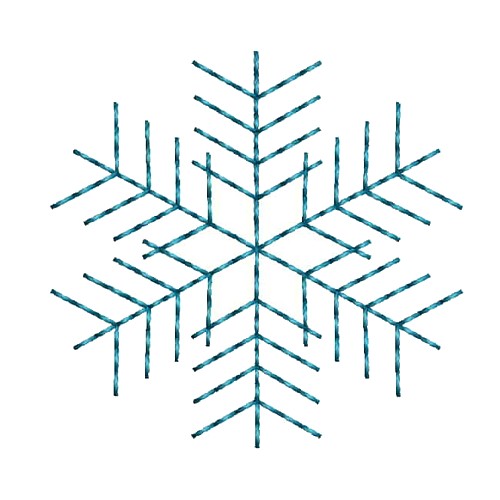 snowflake outline type machine embroidery design, digital embroidery, snow flake, NPE, Needle Passion Embroidery
